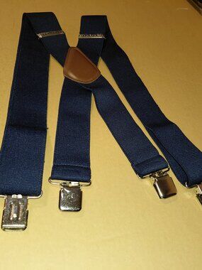 Carhartt® Men's Rugged Flex 2" Utility Elastic Suspender Adjustable Length Blue